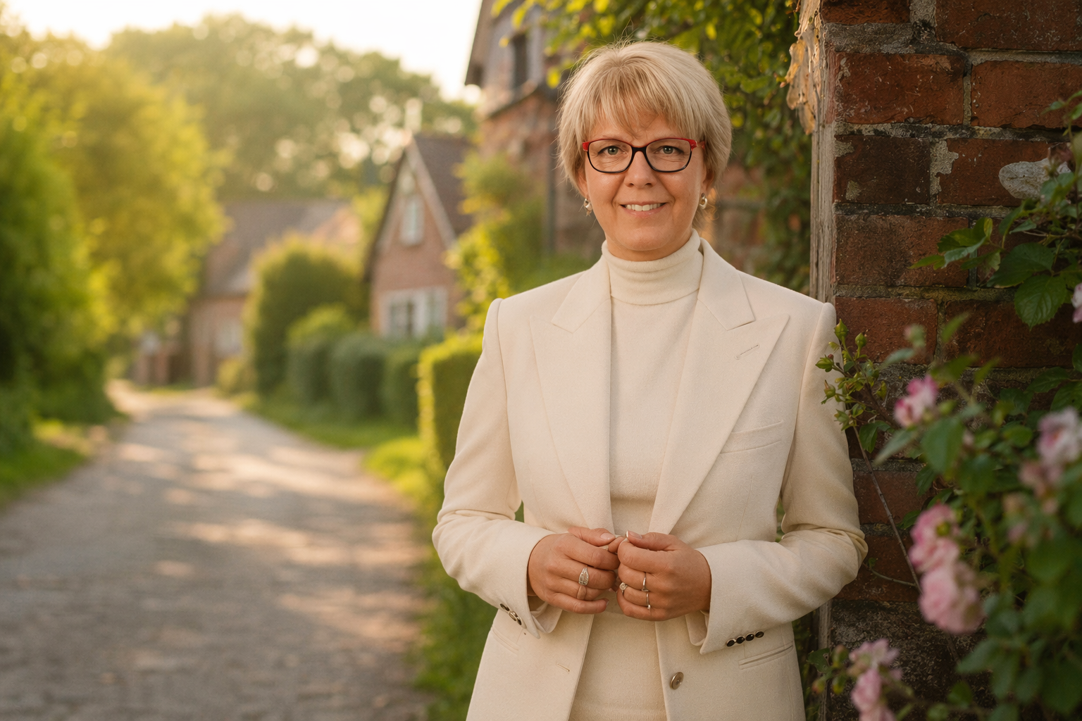 Immobilienmaklerin Simone Grams auf R&uuml;gen